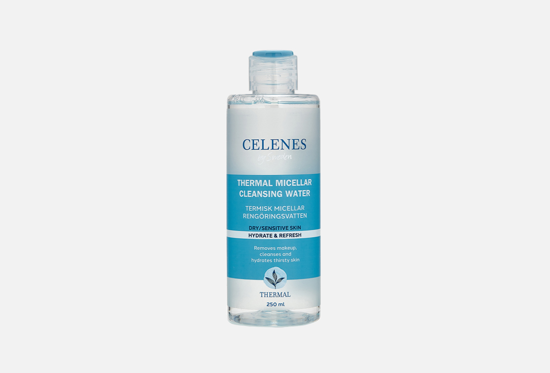 мицеллярная вода CELENES DRY/SENSITIVE SKIN 250 мл мицеллярная вода celenes oily combination skin