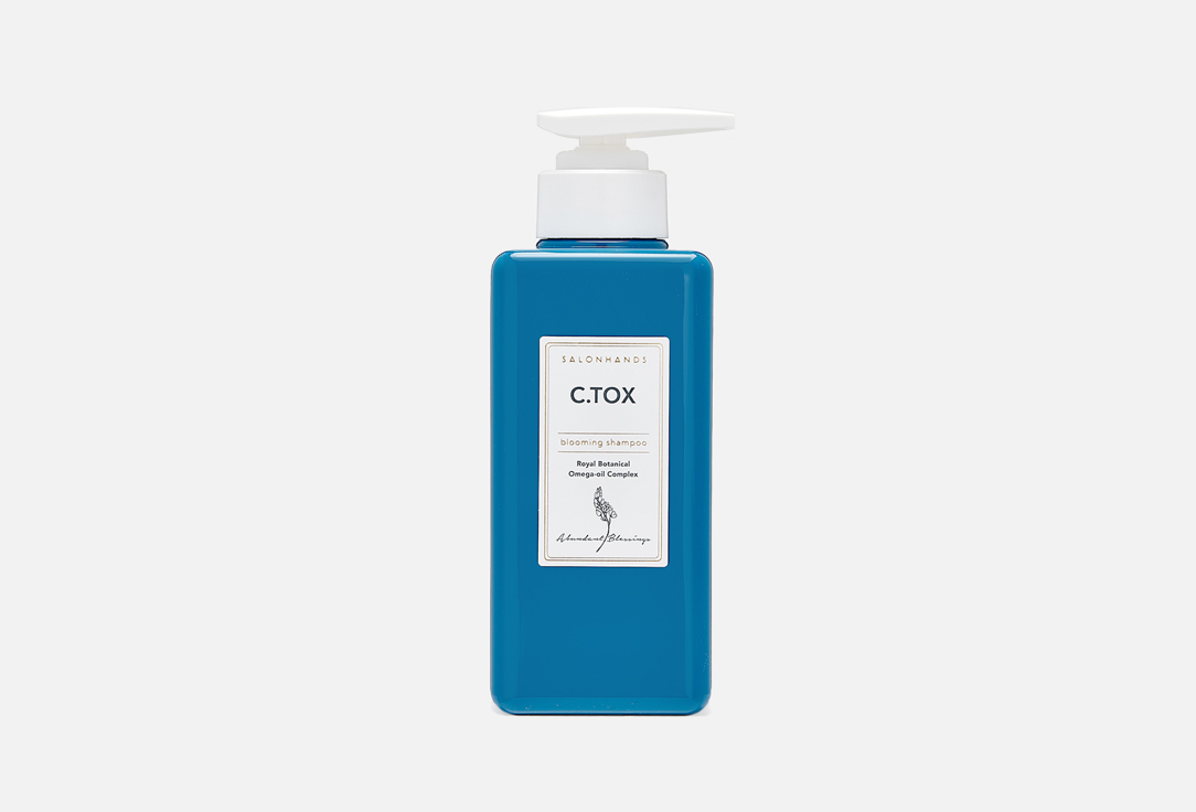 Шампунь для ночного восстановления волос SALONHANDS C.TOX blooming shampoo 400 мл