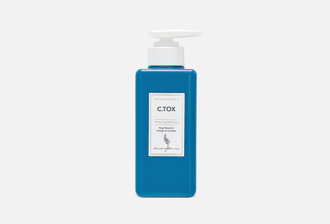 цена Шампунь для ночного восстановления волос SALONHANDS C.TOX blooming shampoo 400 мл