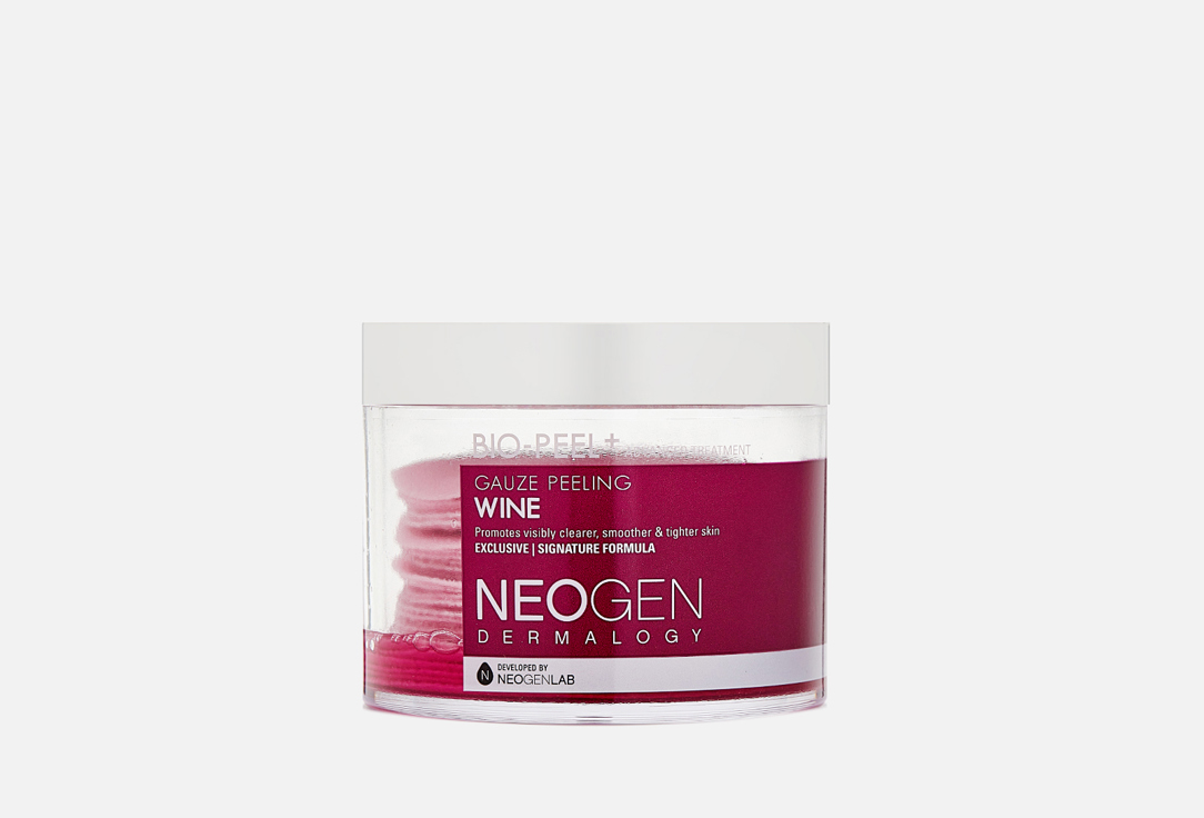 Изображение товара Диски для лица Neogen BIO-PEEL+ GAUZE PEELING WINE