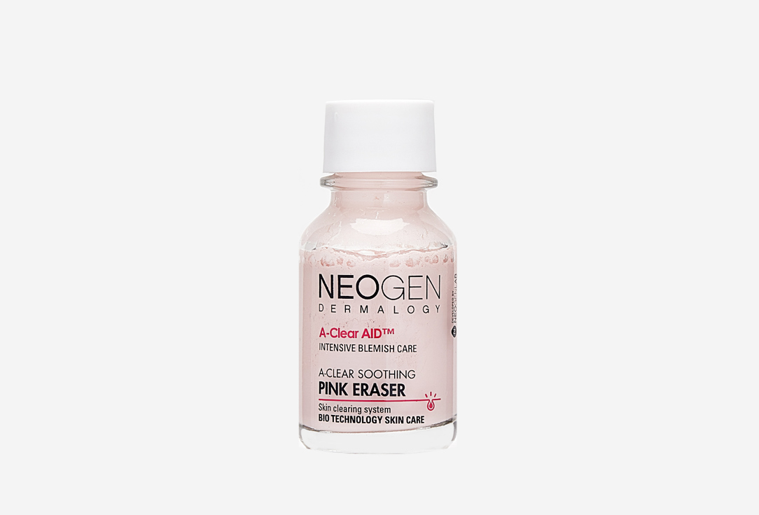 Точечное средство против прыщей Neogen A-CLEAR SOOTHING PINK ERASER 