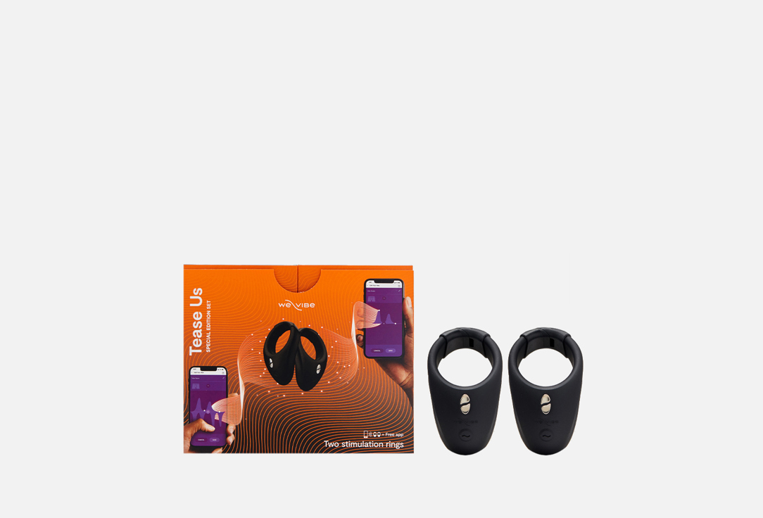 Изображение товара Набор вибраторов We-Vibe Tease Us Bond мужской стимулятор с апп и водонепроницаемый