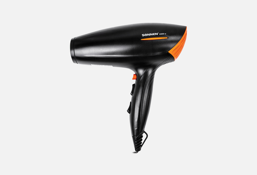 Изображение товара Фен для волос SONNEN HD-2019 мощностью 2200 Вт с насадкой и функцией холодного воздуха