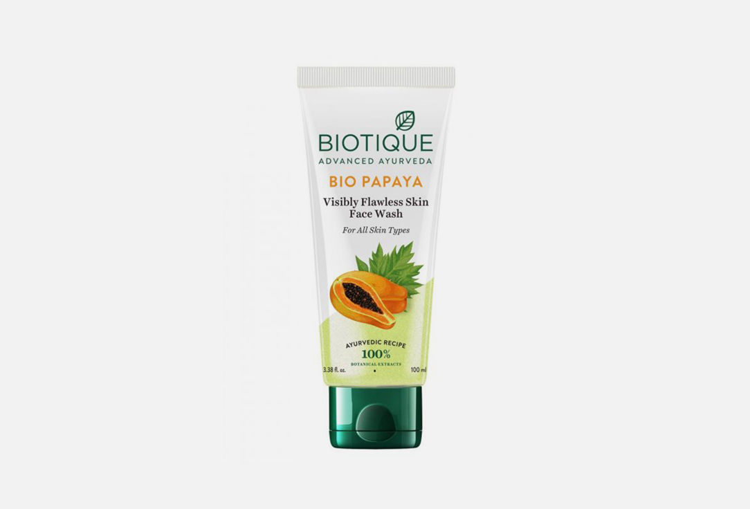 Гель для умывания с экстрактом папайи  Biotique BIO PAPAYA EXFOLIATING FACE WASH mini 