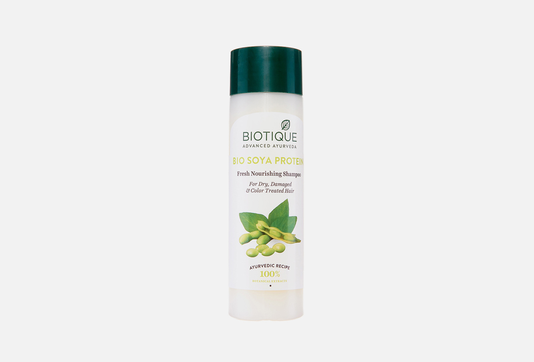 Питательный протеиновый шампунь для волос  Biotique BIO SOYA PROTEIN FRESH NOURISHING SHAMPOO 