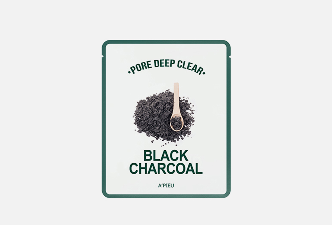 Тканевая маска для лица A'PIEU Pore Deep Clear Black Charcoal  1 шт