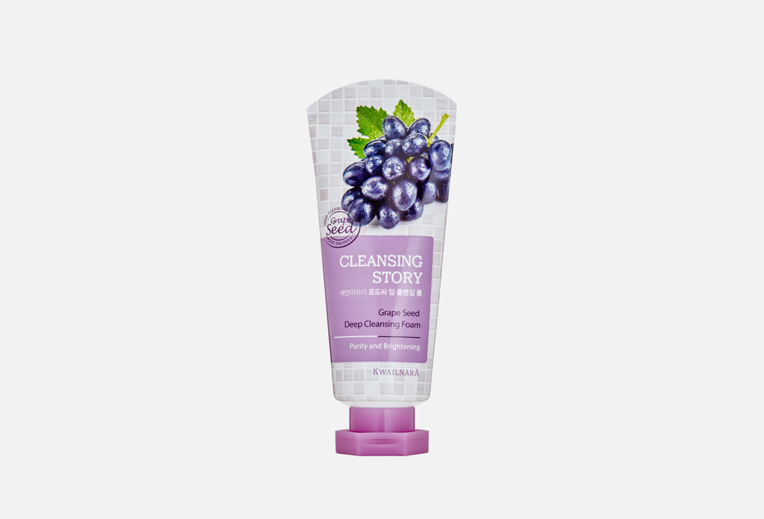 Изображение товара Очищающая пенка для умывания лица Welcos CLEANSING STORY Grape Seed Deep Cleansing Foam