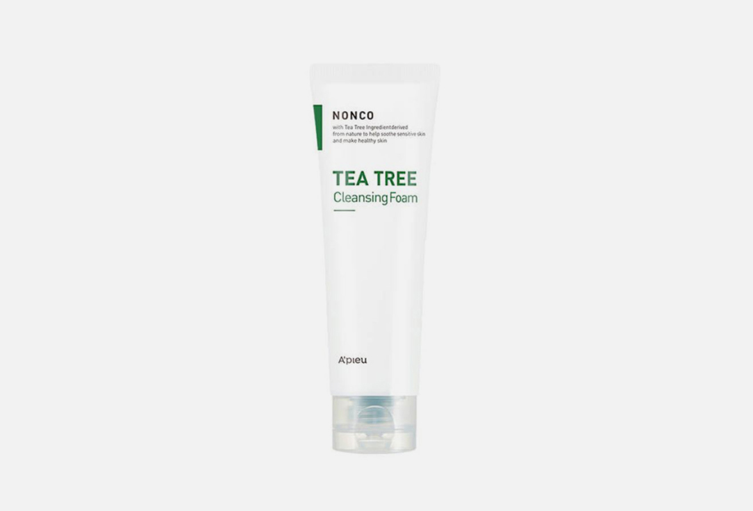 Пенка для умывания A'PIEU Nonco tea tree cleansing foam 130 мл средство для умывания для чувствительной кожи pharmaact 130мл