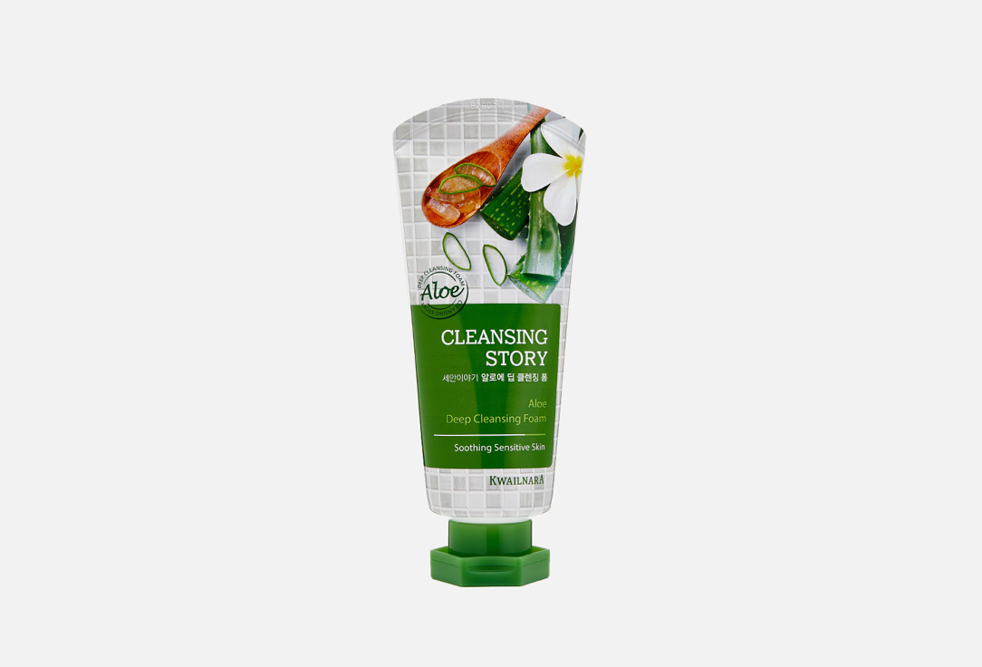 Изображение товара Очищающая пенка для умывания лица Welcos CLEANSING STORY Aloe Deep Cleansing Foam