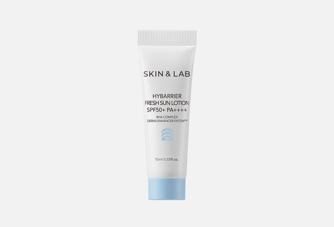 Солнцезащитный крем для лица и тела SKIN&LAB Hybarrier Fresh Sun Lotion mini SFP50+ PA++++ 10 мл солнцезащитный крем на физических фильтрах skin