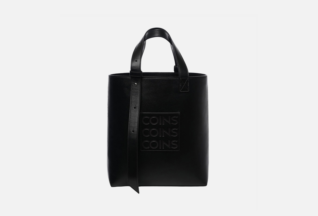 цена сумка-шоппер CNS — COINED IN STONE MARINO caviar 1 шт