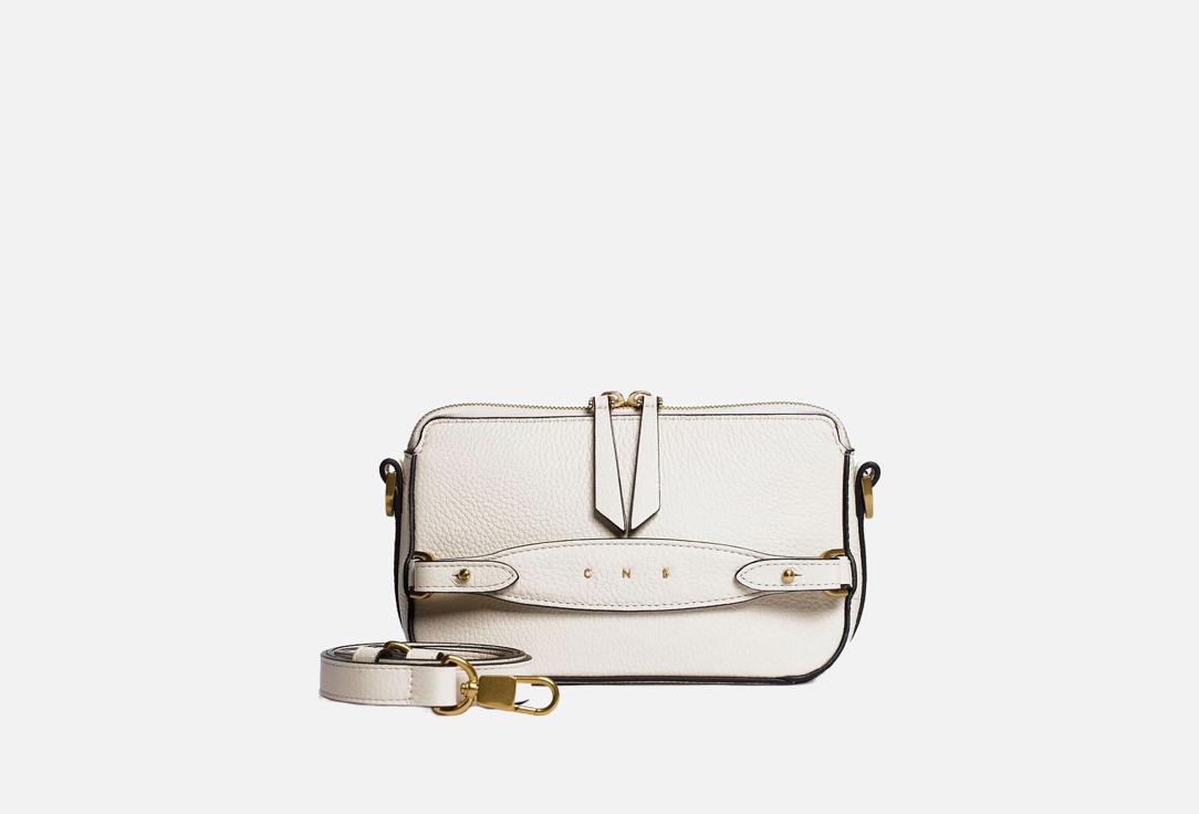 Изображение товара Стильная женская сумка кросс-боди из натуральной зернистой кожи PAULINA vanilla