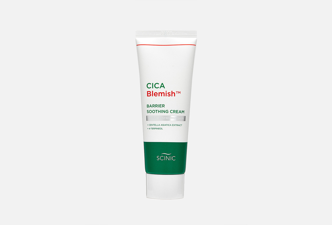 

Успокаивающий крем для лица с центеллой азиатской SCINIC, Cica Blemish Barrier Soothing Cream 80 мл