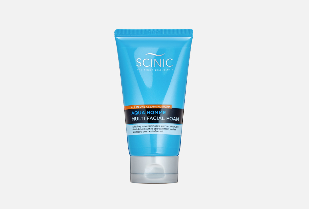 цена Очищающая пенка для мужчин SCINIC Aqua Homme Multi Facial Foam 150 мл