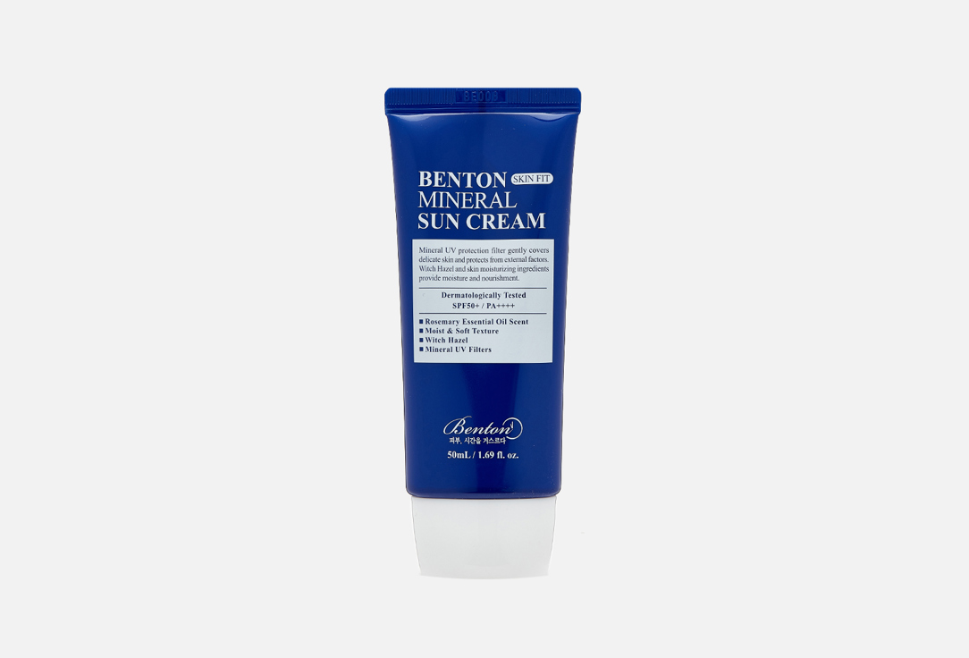 Солнцезащитный крем с минеральными фильтрами Benton Skin Fit Mineral Sun Cream SPF 50+ PA++++  