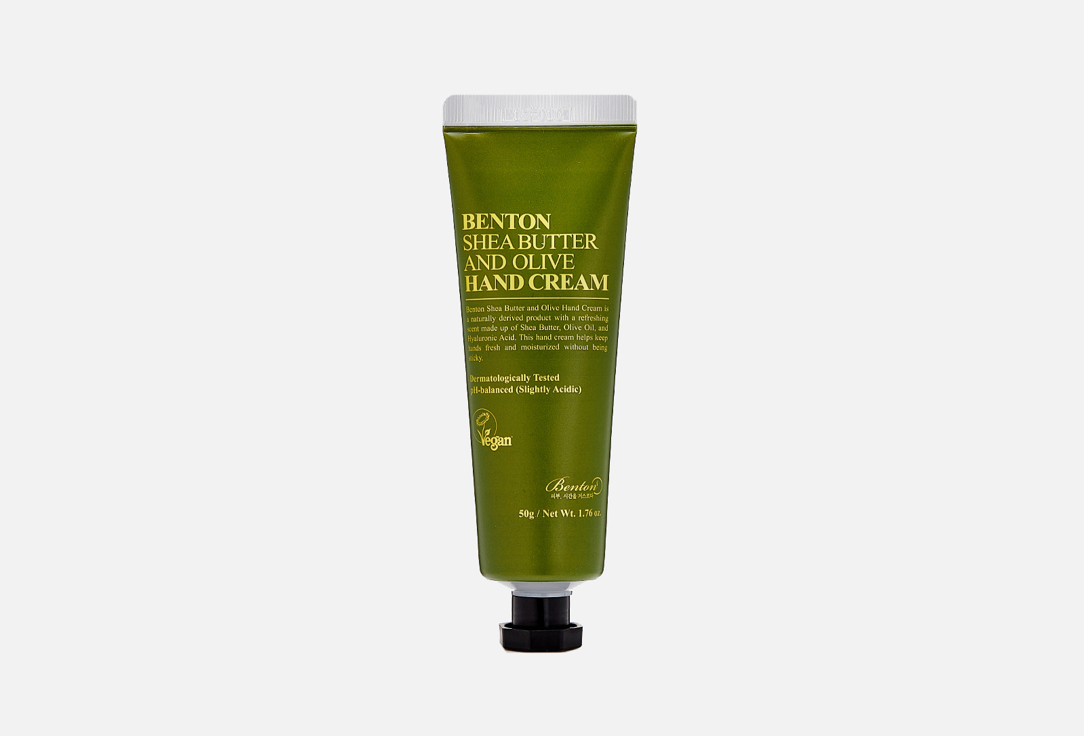 

Увлажняющий крем для рук с маслом ши и оливы BENTON, Shea Butter and Olive Hand Cream 50 г