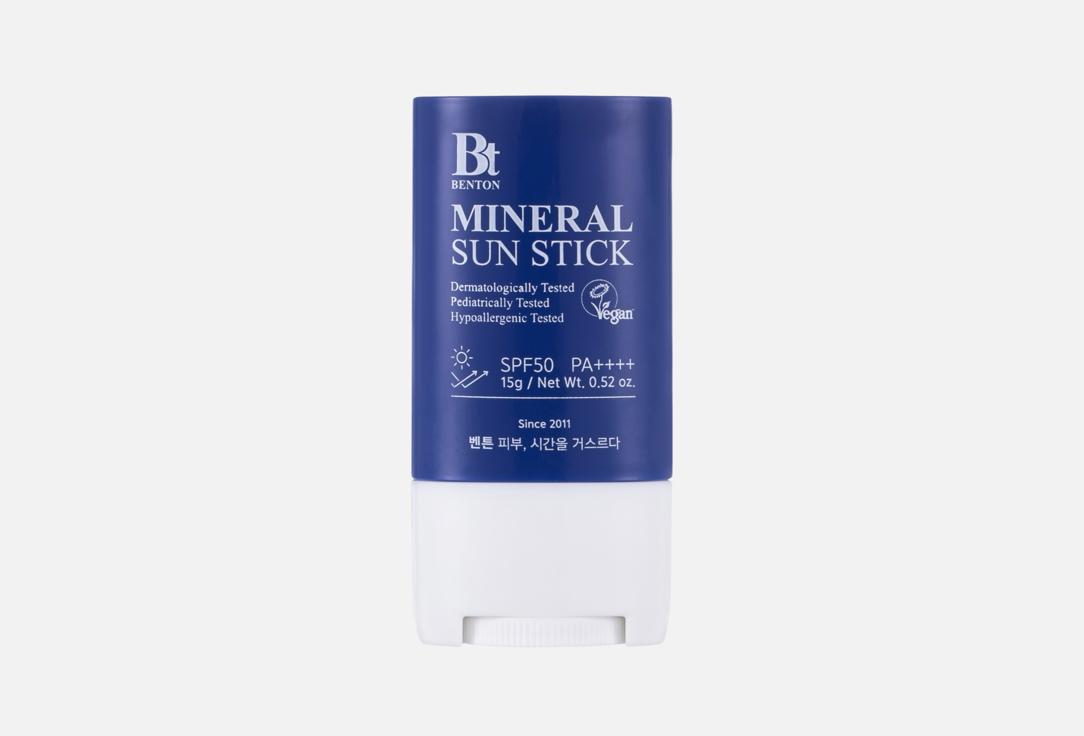 

Солнцезащитный стик для лица SPF 50+ BENTON, Mineral Sun Stick SPF 50 PA++++ 15 г