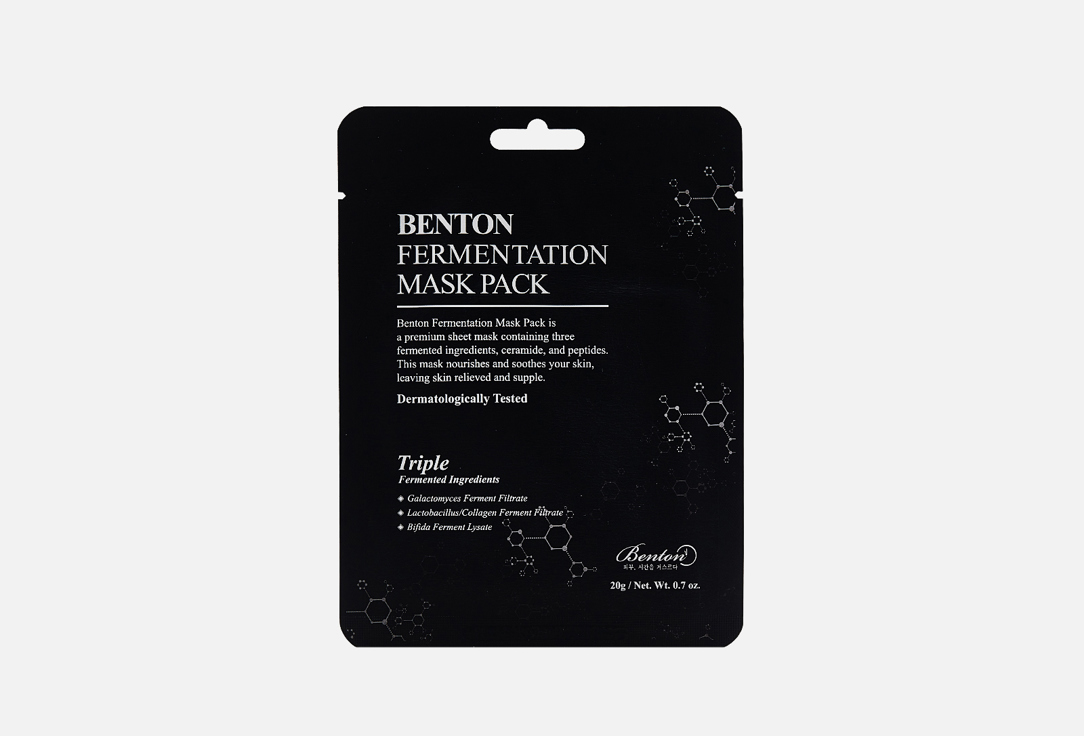 

Тканевая маска для лица BENTON, Fermentation Mask Pack 1 шт
