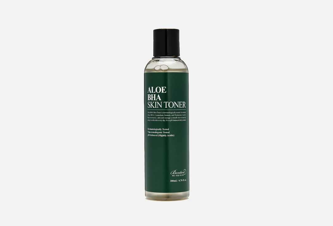 цена Тонер для лица с алоэ и салициловой кислотой BENTON Aloe BHA Skin Toner 200 мл