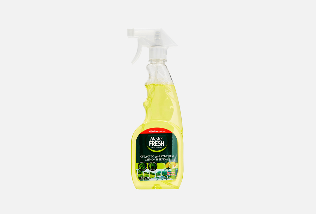 чистящее средство для кухни master fresh лимон 400 г Средство для мытья стекол MASTER FRESH Лимон 500 мл