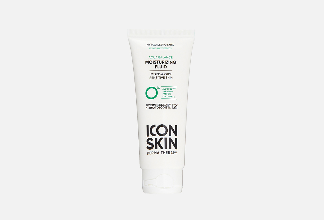 Изображение товара Увлажняющий гипоаллергенный флюид для лица ICON SKIN Aqua Balance Moisturizing Fluid