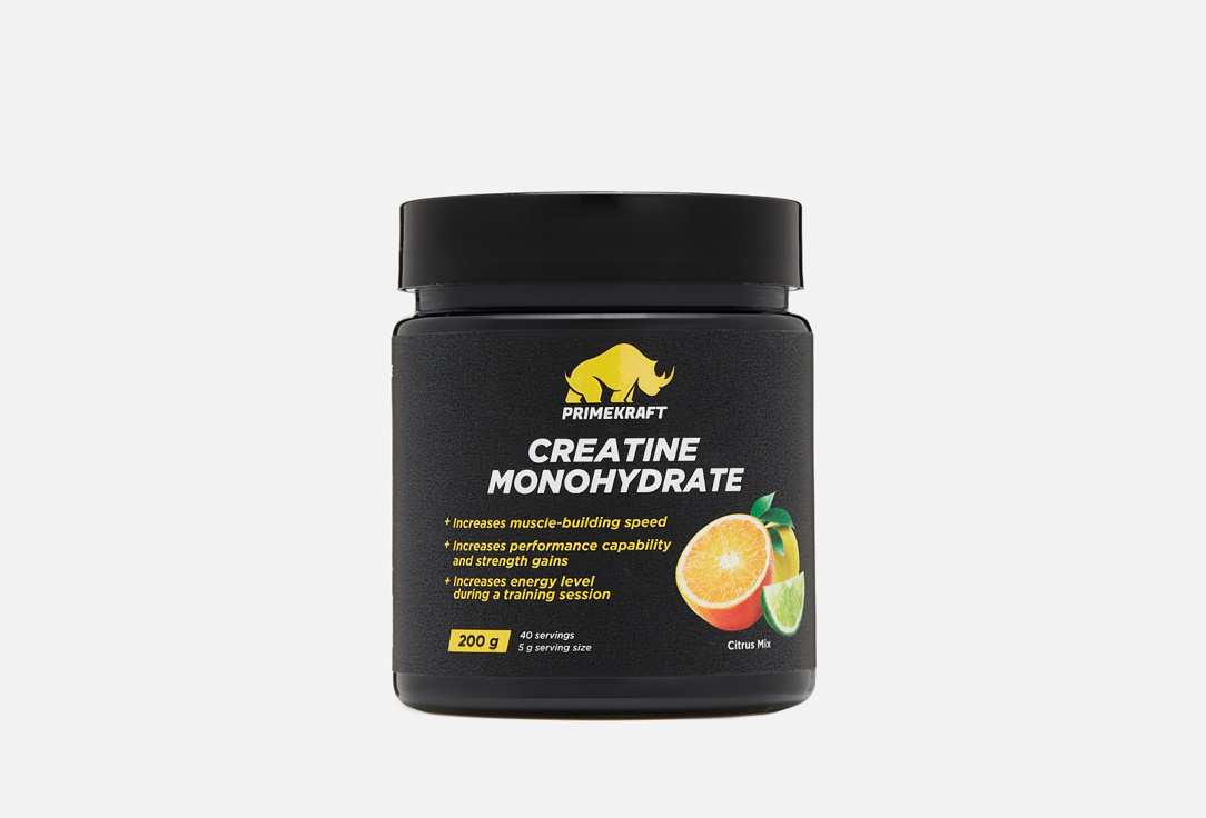 Kреатин Моногидрат PRIME KRAFT Citrus mix 200 г биологически активная добавка prime kraft creatine monohydrate 240 шт