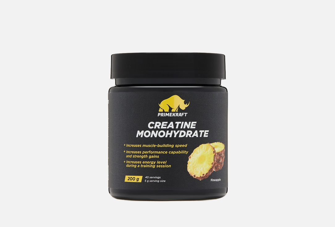 Kреатин Моногидрат PRIME KRAFT Pineapple 200 г биологически активная добавка prime kraft creatine monohydrate 240 шт
