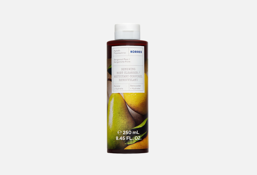 Гель для душа KORRES Renewing Body Cleanser Bergamot Pear 350 мл цена и фото