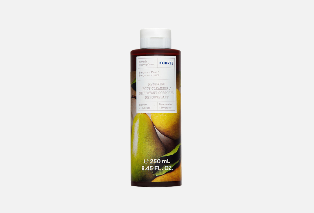 

Гель для душа KORRES, Renewing Body Cleanser Bergamot Pear 250 мл