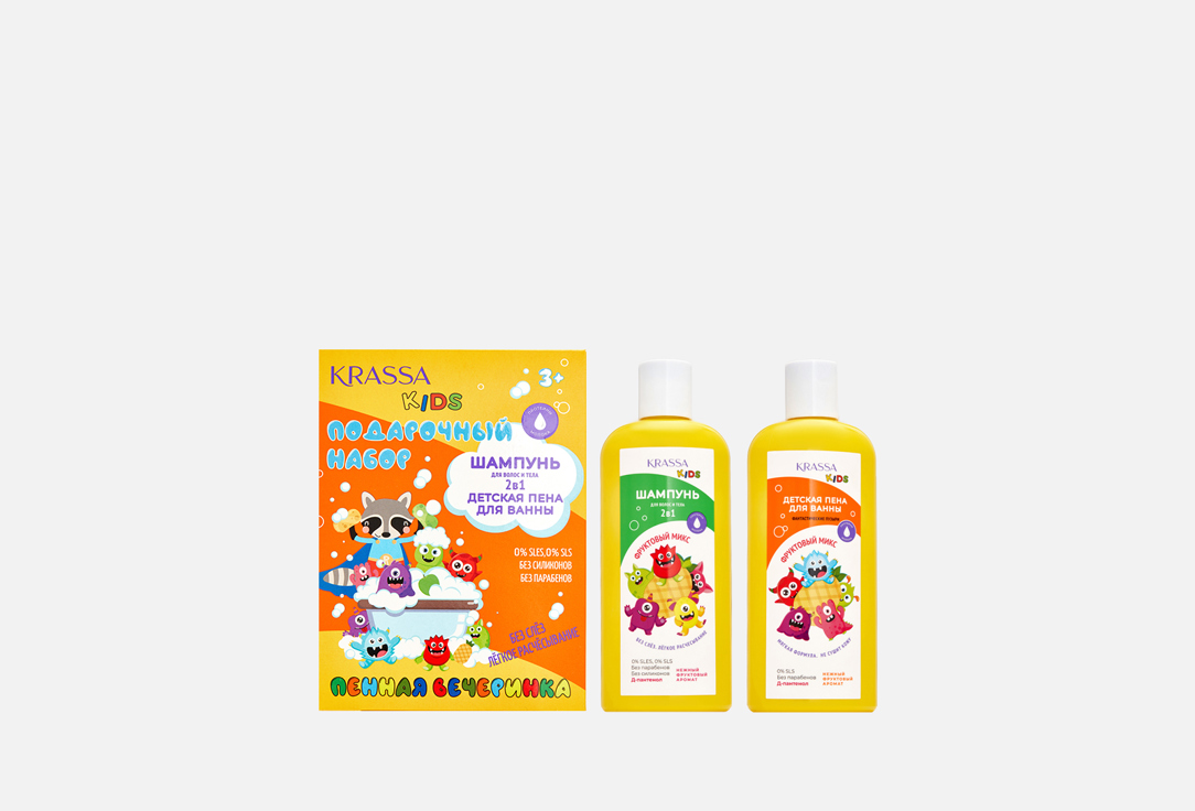 Изображение товара Набор по уходу за телом KRASSA KIDS set Fruit Mix