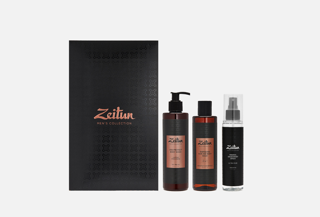 Подарочный набор для мужчин ZEITUN 100% Purity 3 шт подарочный набор для мужчин zeitun perfect smoothness 3 шт