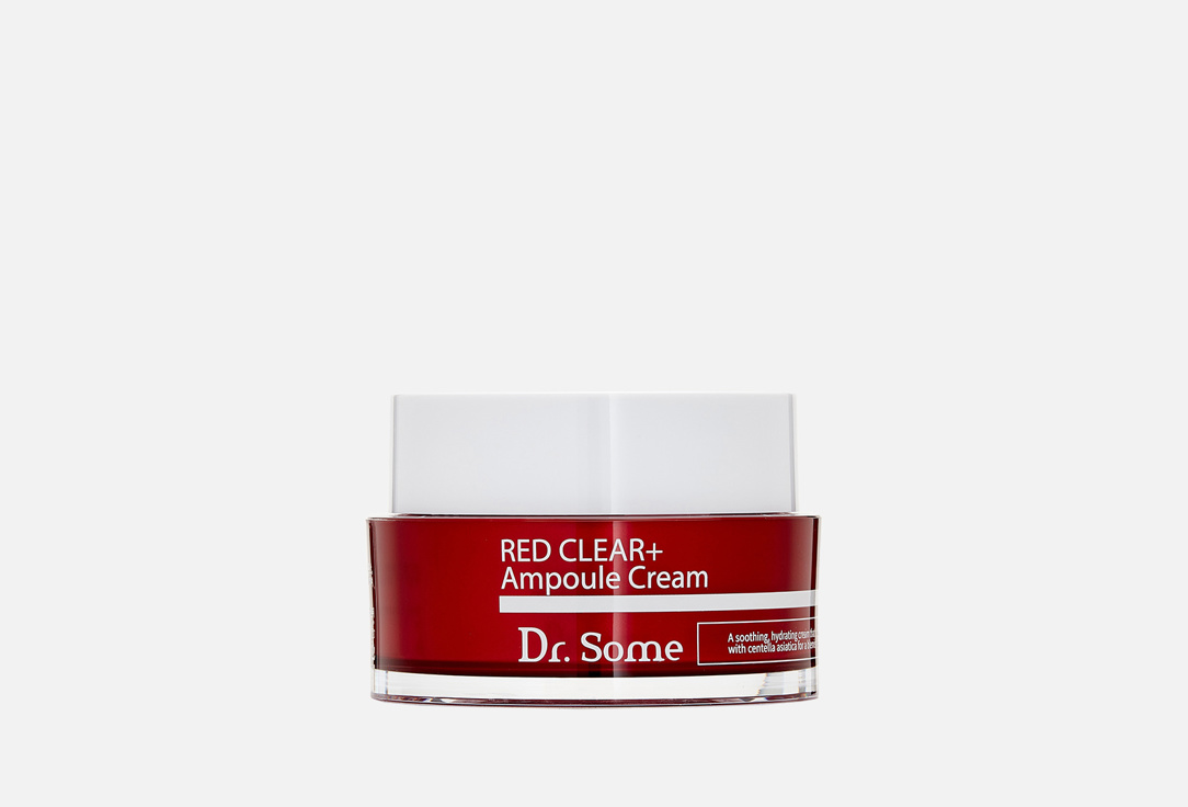 Rрем для лица DR.SOME RED CLEAR+ Ampoule Cream 50 мл крем для лица пептидный peptide ampoule cream 50мл