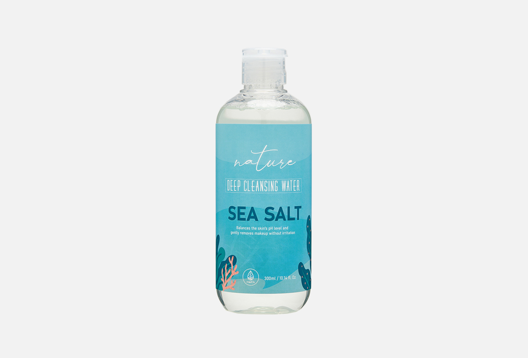Мицеллярная вода с морской солью MEDB SEA SALT DEEP CLEANSING WATER 300 мл мицеллярная вода для снятия макияжа jkona puri salt cleansing water 500 мл