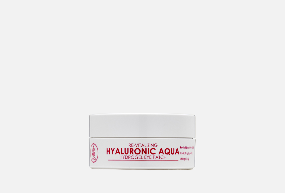 цена Патчи с гиалуроновой кислотой MEDB Re-vitalizing Hyaluronic Aqua Hydrogel Eye Patches 60 шт