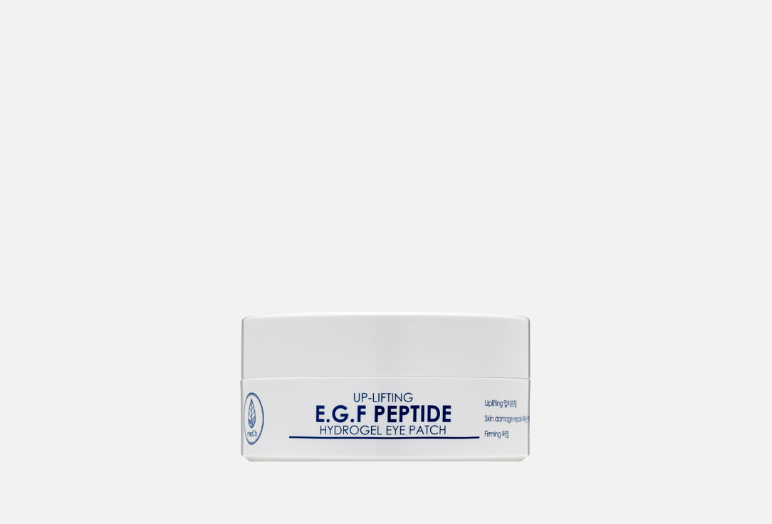 Патчи с пептидами для лифтинг-эффекта MEDB Up-lifting E.G.F Peptide Hydrogel Eye Patches 60 шт гидрогелевые патчи для кожи вокруг глаз с экстрактом жемчуга white pearl hydrogel eye patch 60шт