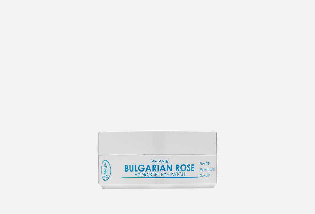 цена Патчи с экстрактом болгарской розы MEDB Re-pair Bulgarian Rose Hydrogel Eye Patches 60 шт
