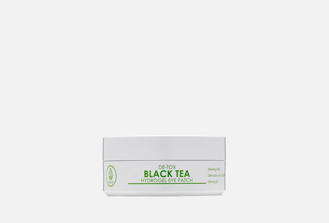 Патчи с экстрактом черного чая MEDB De-toxing Black Tea Hydrogel Eye Patches 