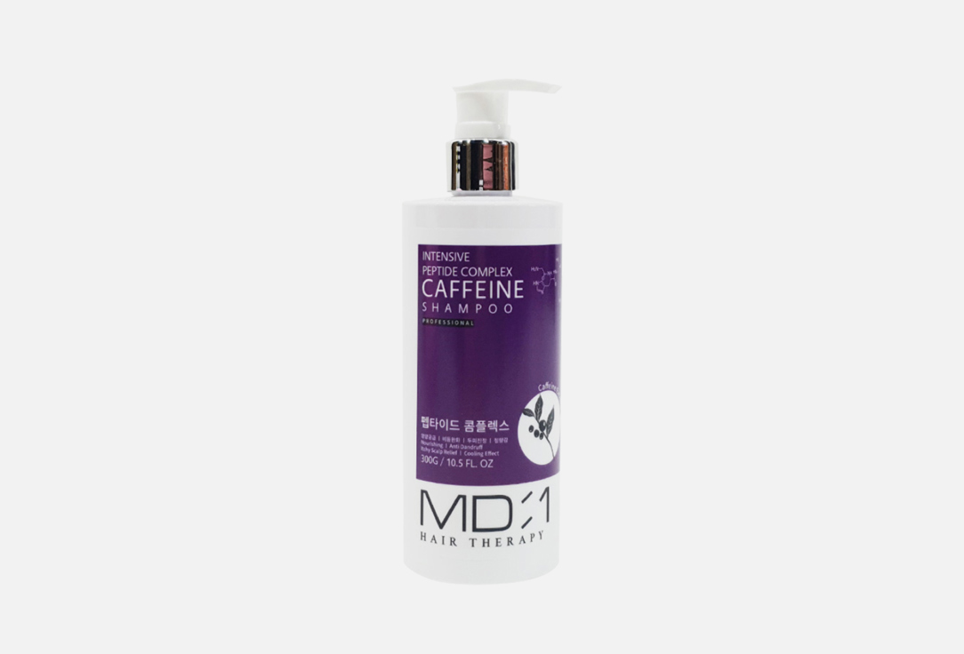 Шампунь для волос MD-1 HAIR THERAPY INTENSIVE PEPTIDE COMPLEX CAFFEINE SHAMPOO 