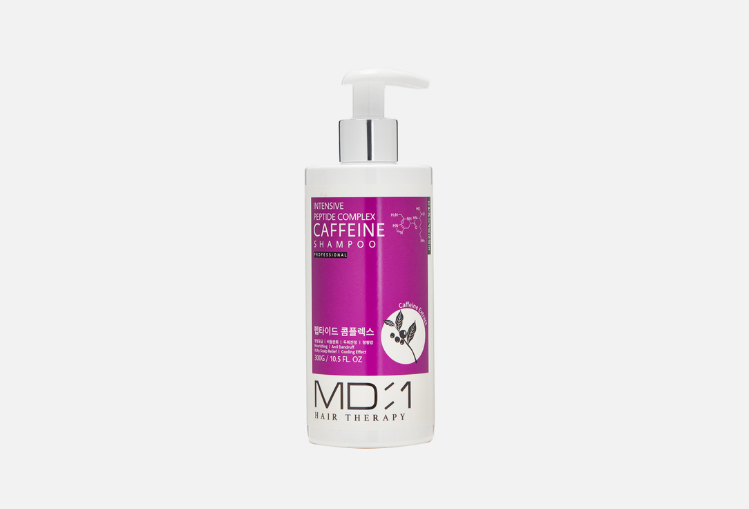 

Шампунь для волос MD-1, INTENSIVE PEPTIDE COMPLEX CAFFEINE SHAMPOO 300 мл