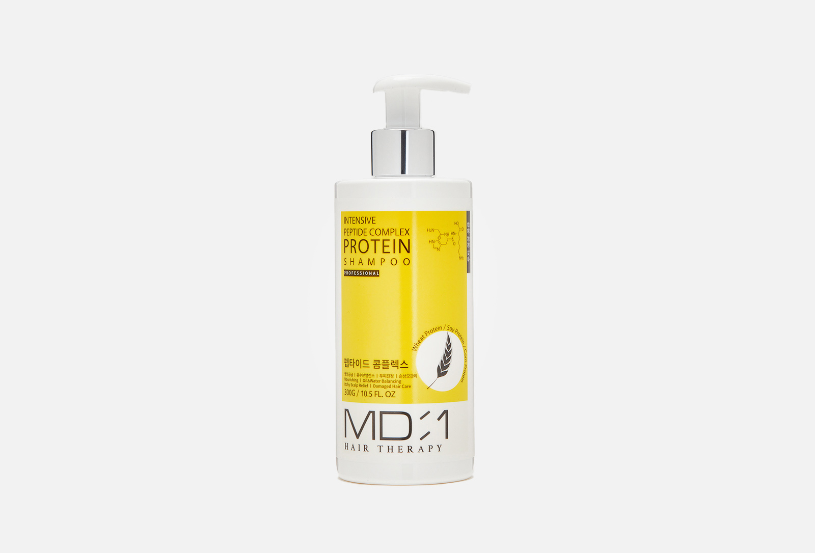MD-1 Шампунь для волос INTENSIVE PEPTIDE COMPLEX PROTEIN SHAMPOO 300 мл ...