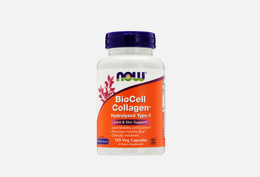 Коллаген NOW BioCell collagen в капсулах 120 шт