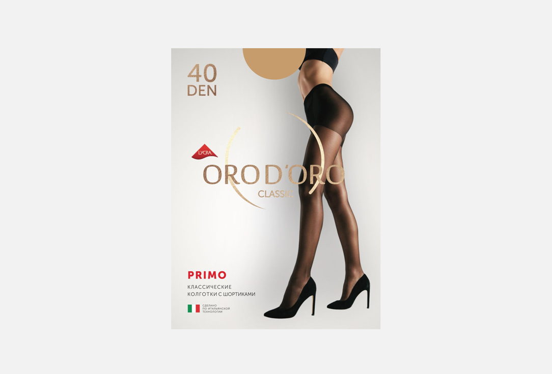 Колготки ORODORO Primo бронзовый загар 40 den 5 мл колготки orodoro favorito бронзовый загар 40 den 2 размер