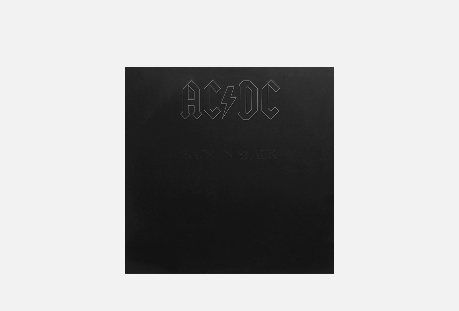 Warner Виниловая пластинка AC/DC - BACK IN BLACK 1 шт — купить в Москве