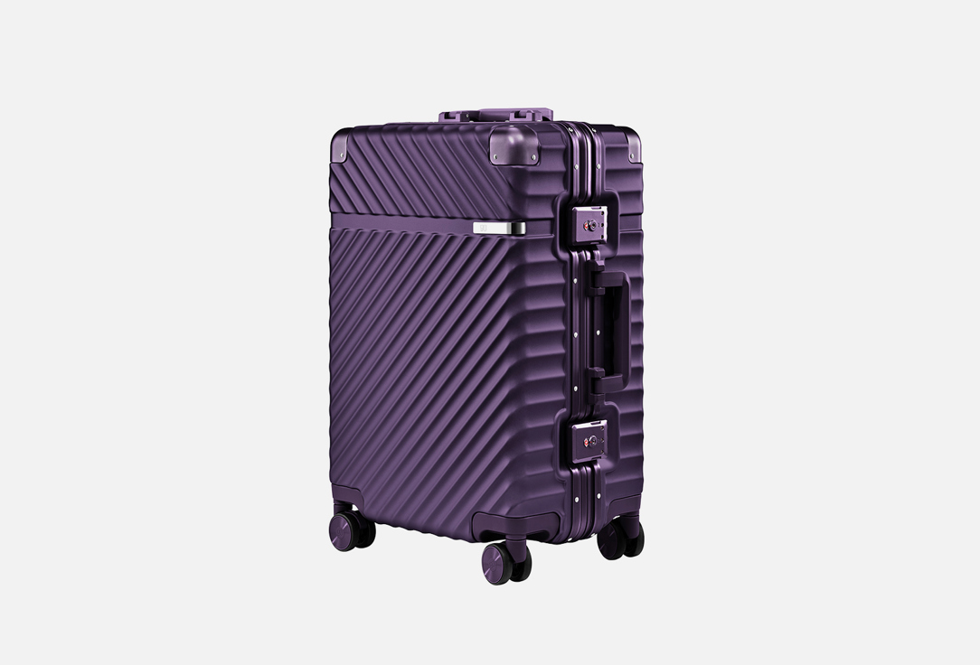 Чемодан NINETYGO Aluminum Frame PC V1 фиолетовый S жесткий чемодан спиннер ikon 20 дюймов фиолетовый