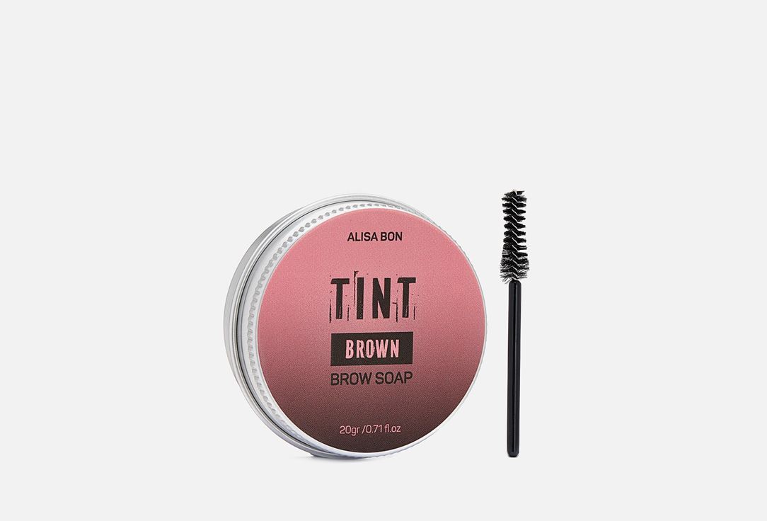 Тинт-фиксатор для укладки бровей Alisa Bon TINT Brow soap brown