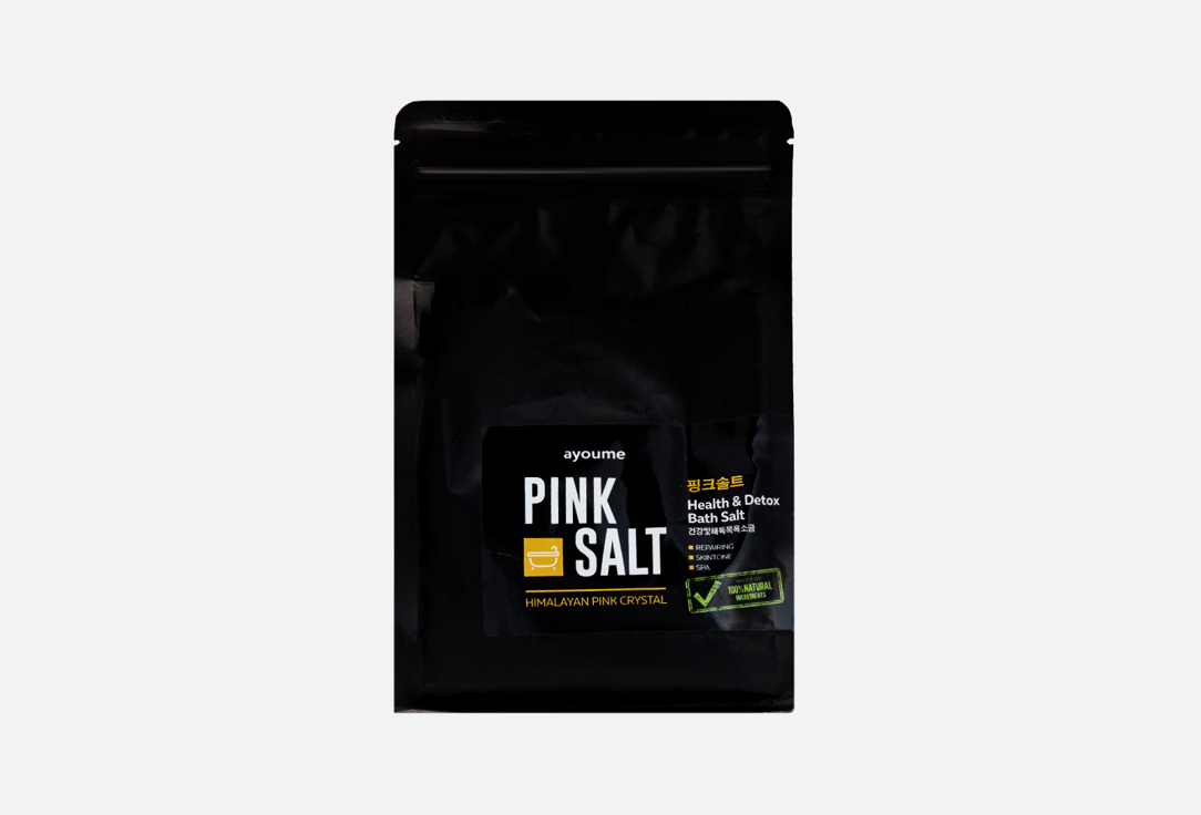 цена Соль для ванны гималайская AYOUME PINK SALT 800 г