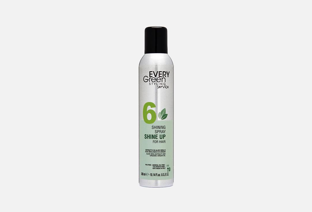 цена Спрей для волос DIKSON EVERYGREEN Shine Up shining spray for hair Natural Effect 300 мл