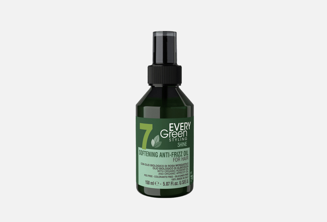Изображение товара Спрей смягчающий для вьющихся волос DIKSON EveryGreen Softening Anti-Frizz oil for hair