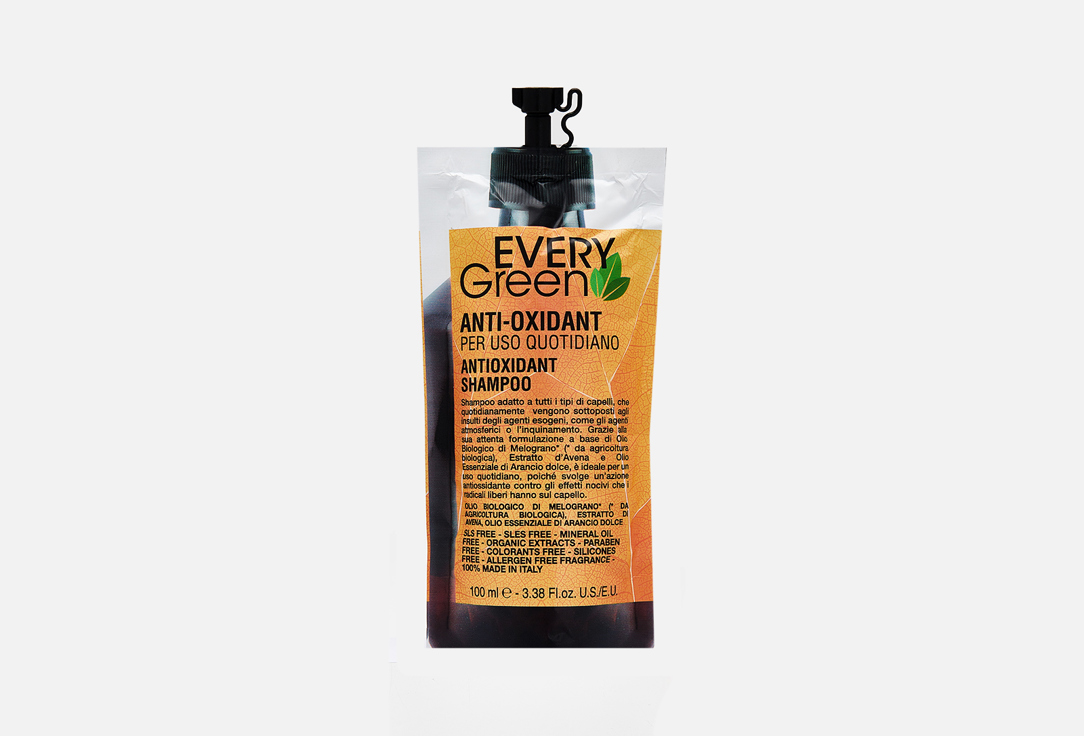 Шампунь для волос DIKSON EVERYGREEN Anti-Oxidant Shampoo Travel Pack 100 мл окислитель для краски жидкий 3% oxidant liquid 100мл