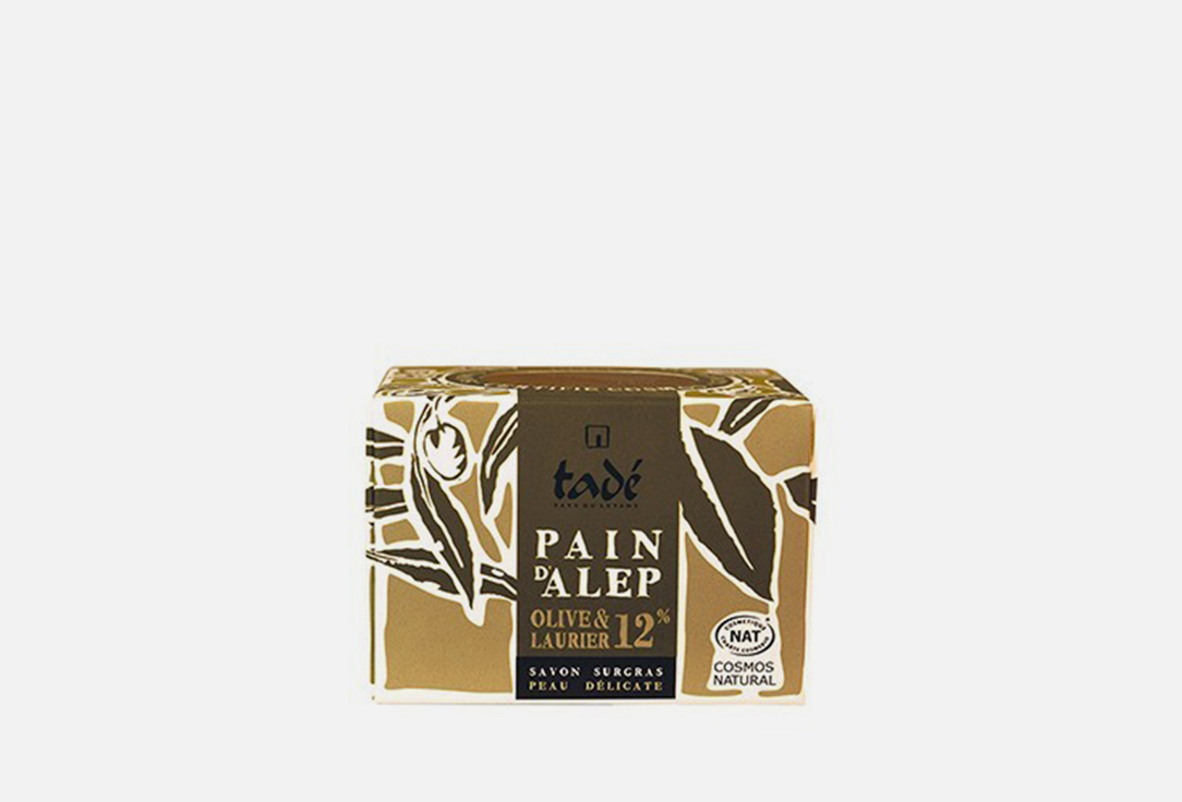 Алеппское мыло с лавровым маслом Tade Pain d'Alep 12% 